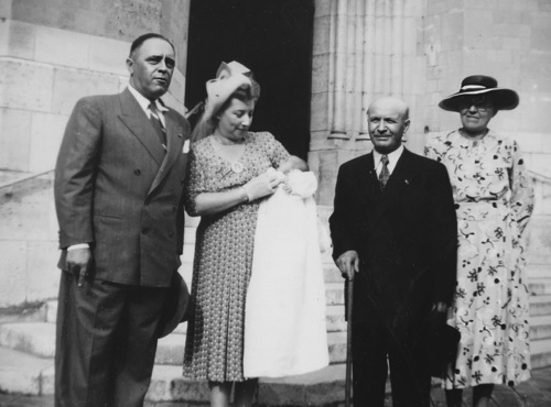 Baptème de Jean-Michel Delarue - 1951 Baptème de Jean-Michel Delarue - 1951