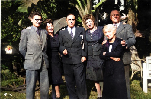 1946 en famille avec des amis à Casa 1946 en famille avec des amis à Casa